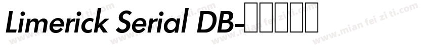 Limerick Serial DB字体转换